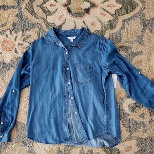 LS Denim Button Up Shirt